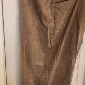 Lane Bryant Checkered Brown Capris